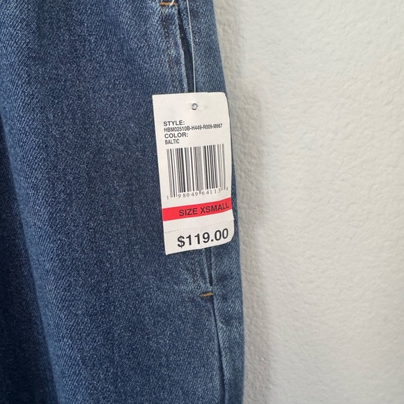 Habitual Dark Blue Wide-Leg Jeans. NWT. Dark wash. - Picture 3 of 4